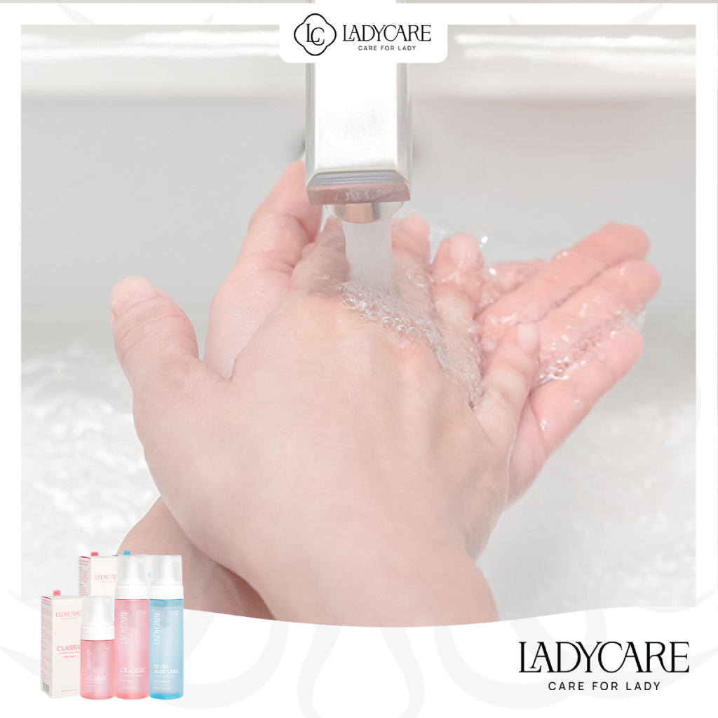 Công nghệ tạo bọt Ladycare bọt mịn dễ thẩm thấu
