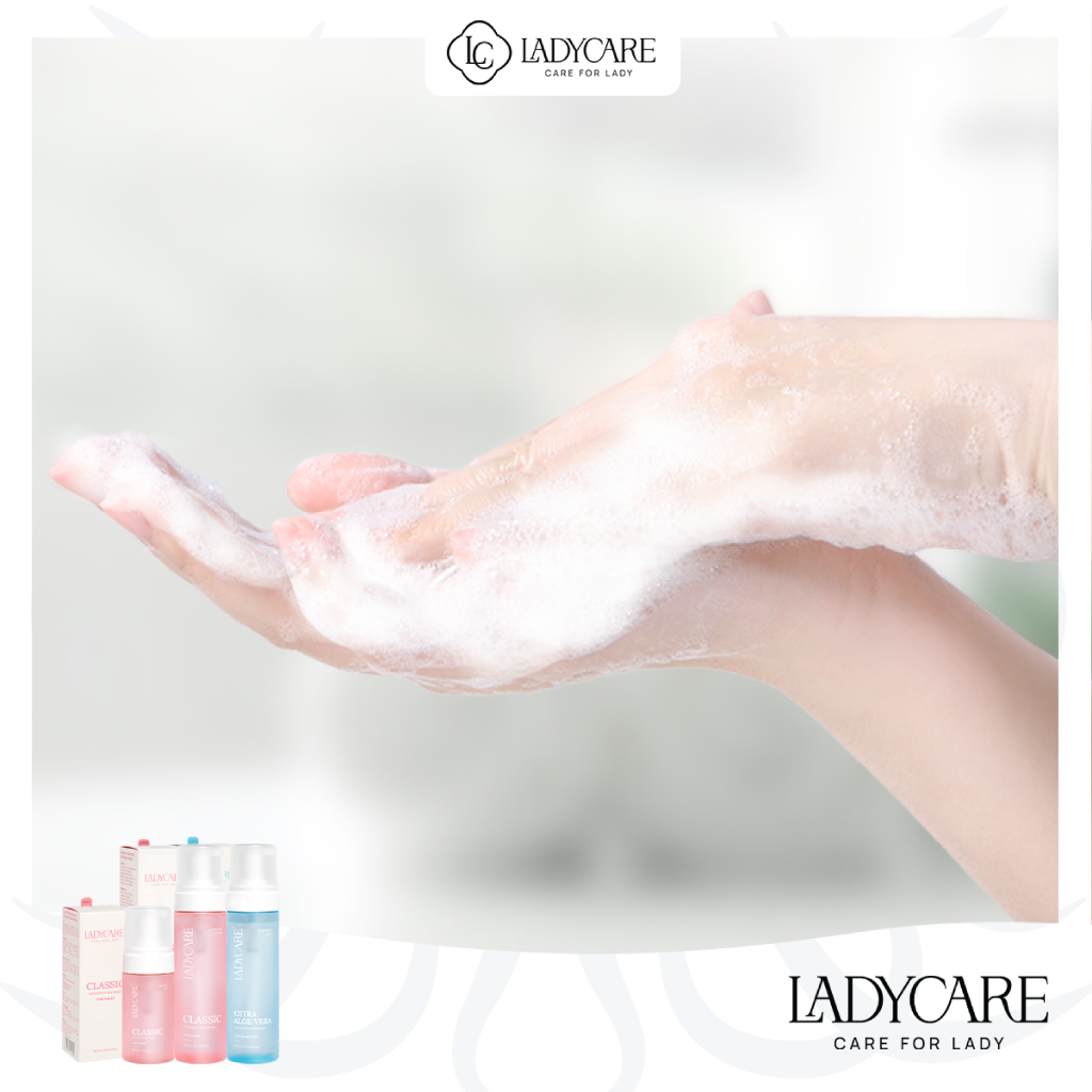 Công nghệ tạo bọt Ladycare bọt mịn dễ thẩm thấu